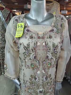 Party Wear Shirt S323 Peach