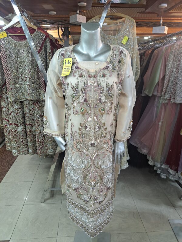Party Wear Shirt S323 Peach
